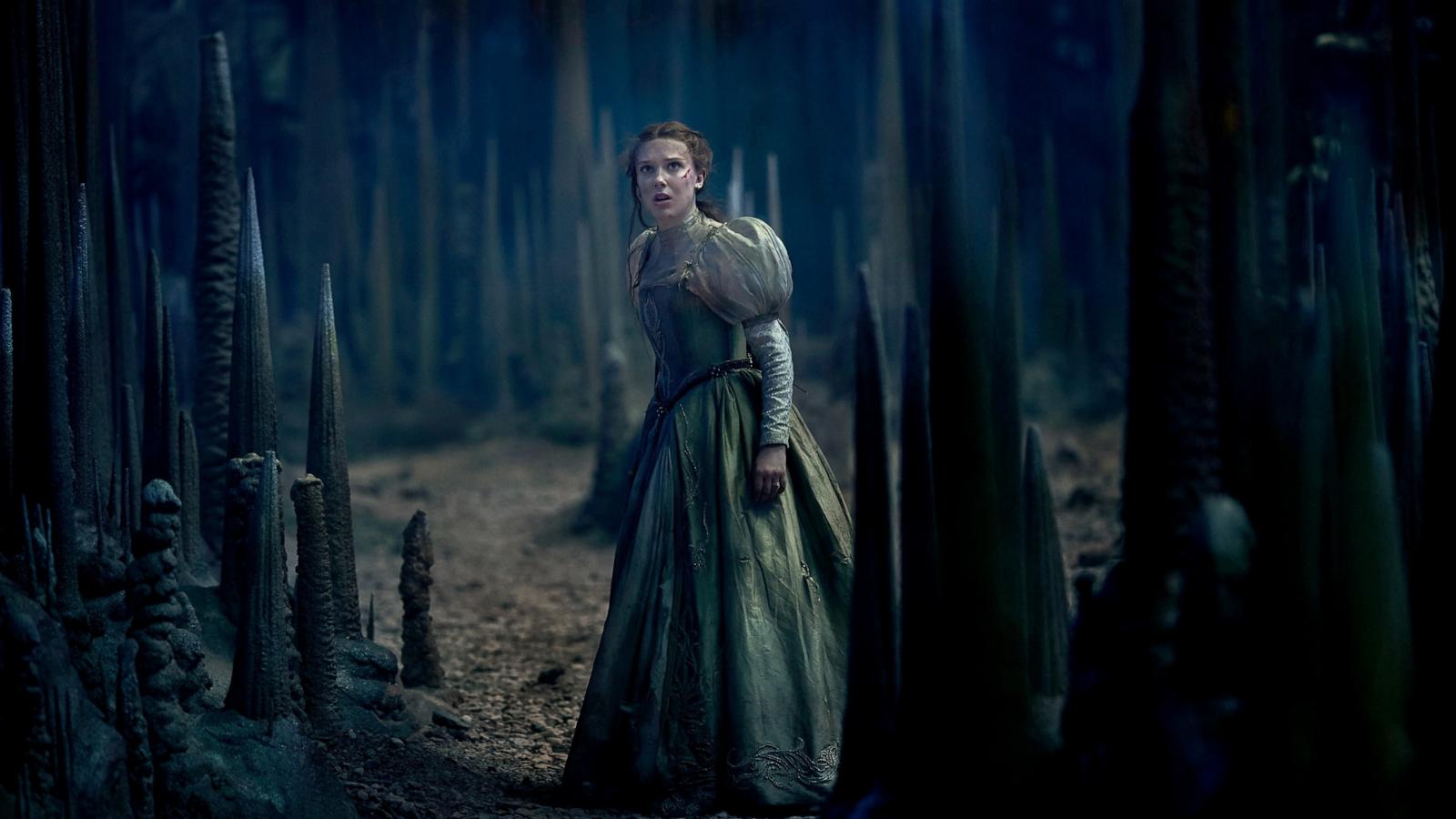 PHOTO: Millie Bobby Brown in a scene from "Damsel."