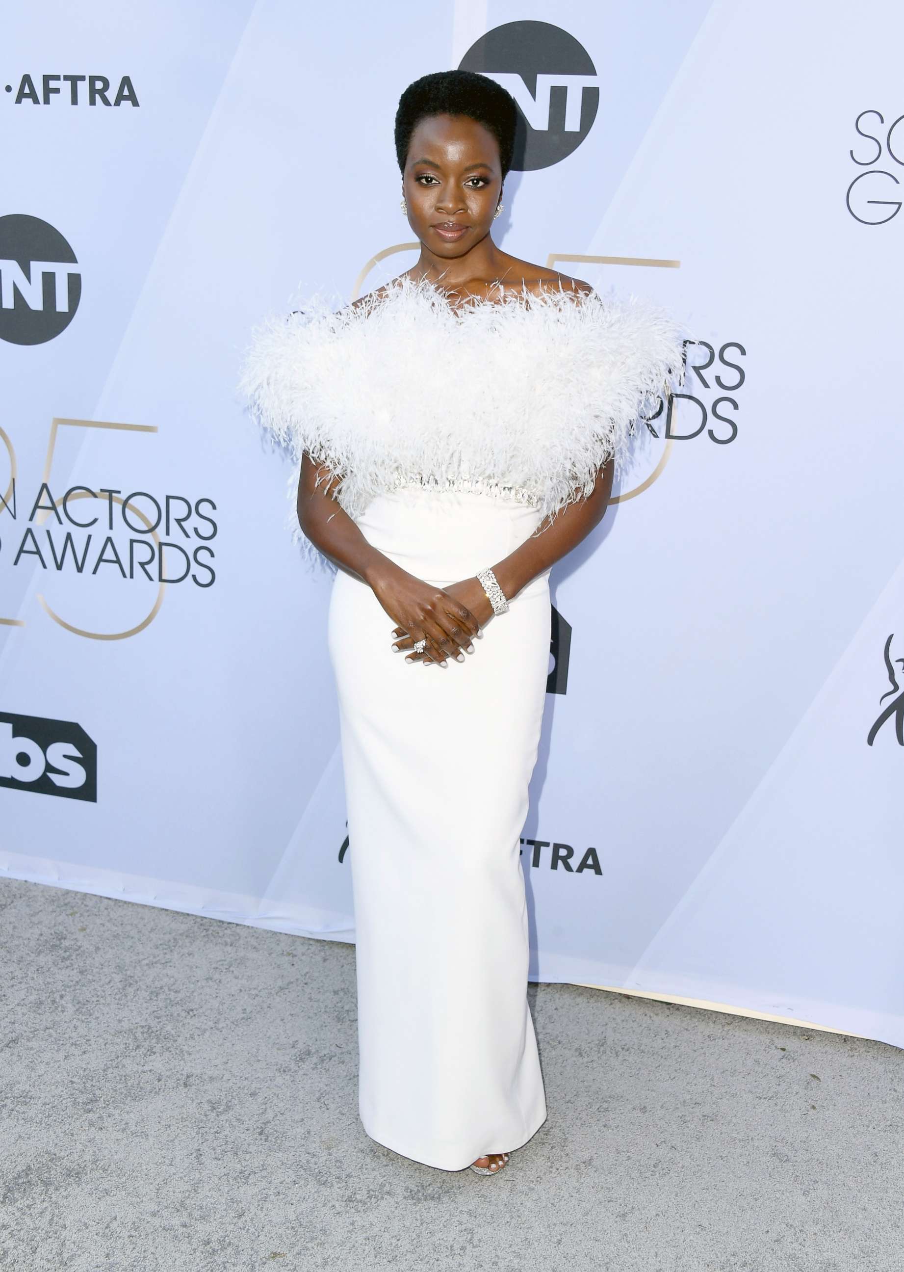 PHOTO: Danai Gurira attends the 25th Annual Screen Actors Guild Awards at The Shrine Auditorium, Jan. 27, 2019, in Los Angeles.