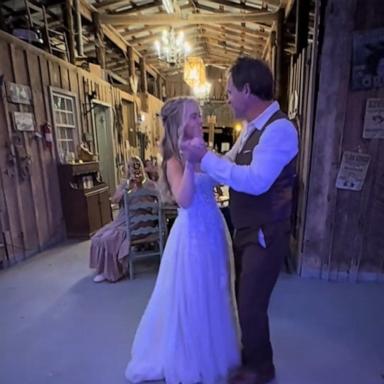 PHOTO: Sidnie Rollins shared a TikTok video of her wedding dance medley with her father-in-law Mark.