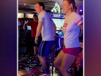 WATCH:  'Dance Dance Revolution' ignites sibling rivalry