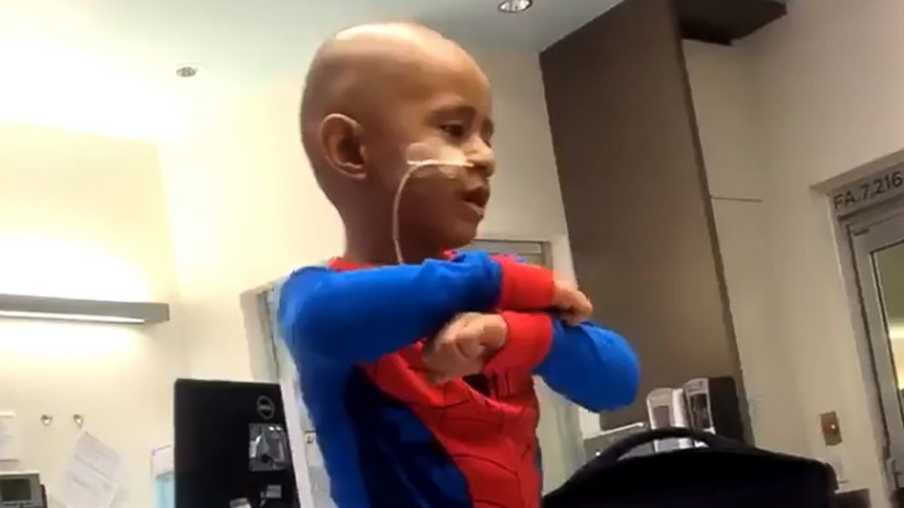 PHOTO: Solomon Haufano, 5, is spreading smiles with his epic Michael Jackson dance moves while he receives treatment to fight cancer at Seattle Children's Hospital.