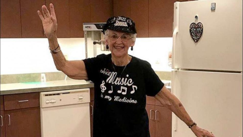 PHOTO: Grandmother Shirley Goodman still loves to break out in dance at age 96. 