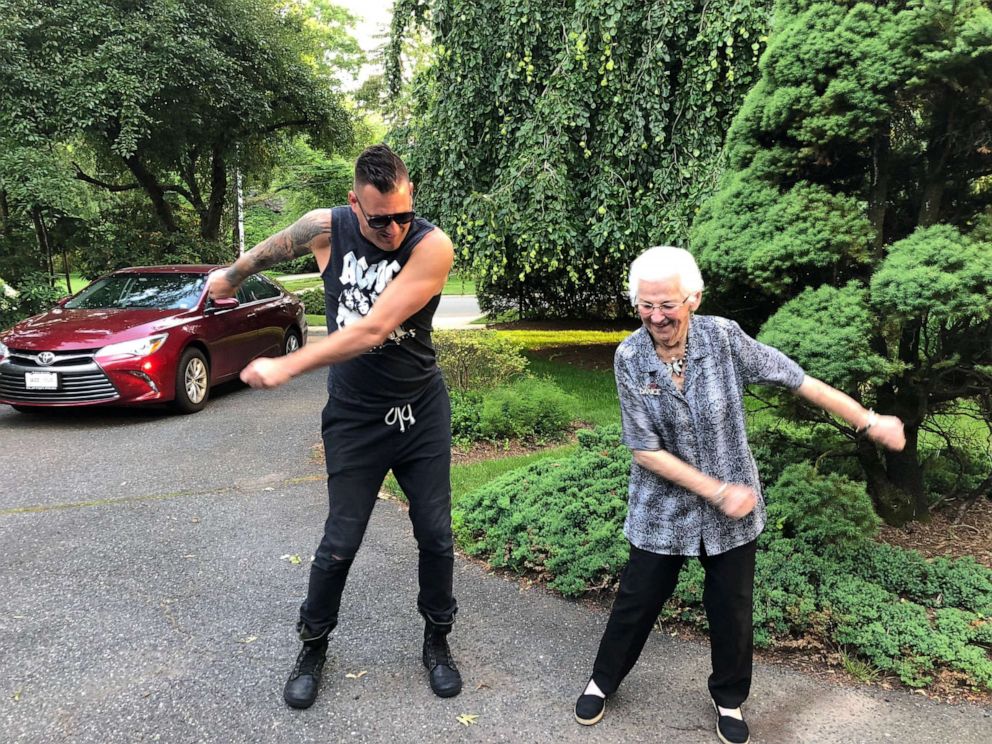 PHOTO: Grandmother Shirley Goodman still loves to break out in dance at age 96. 