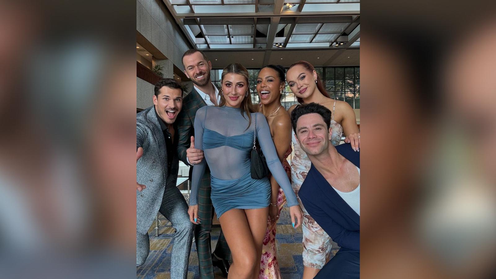 PHOTO: Emma Slater, Gleb Savchenko, Britt Stewart, Artem Chigvintsev, Alexis Warr and Sasha Farber appear in this image shared by Slater on Instagram.