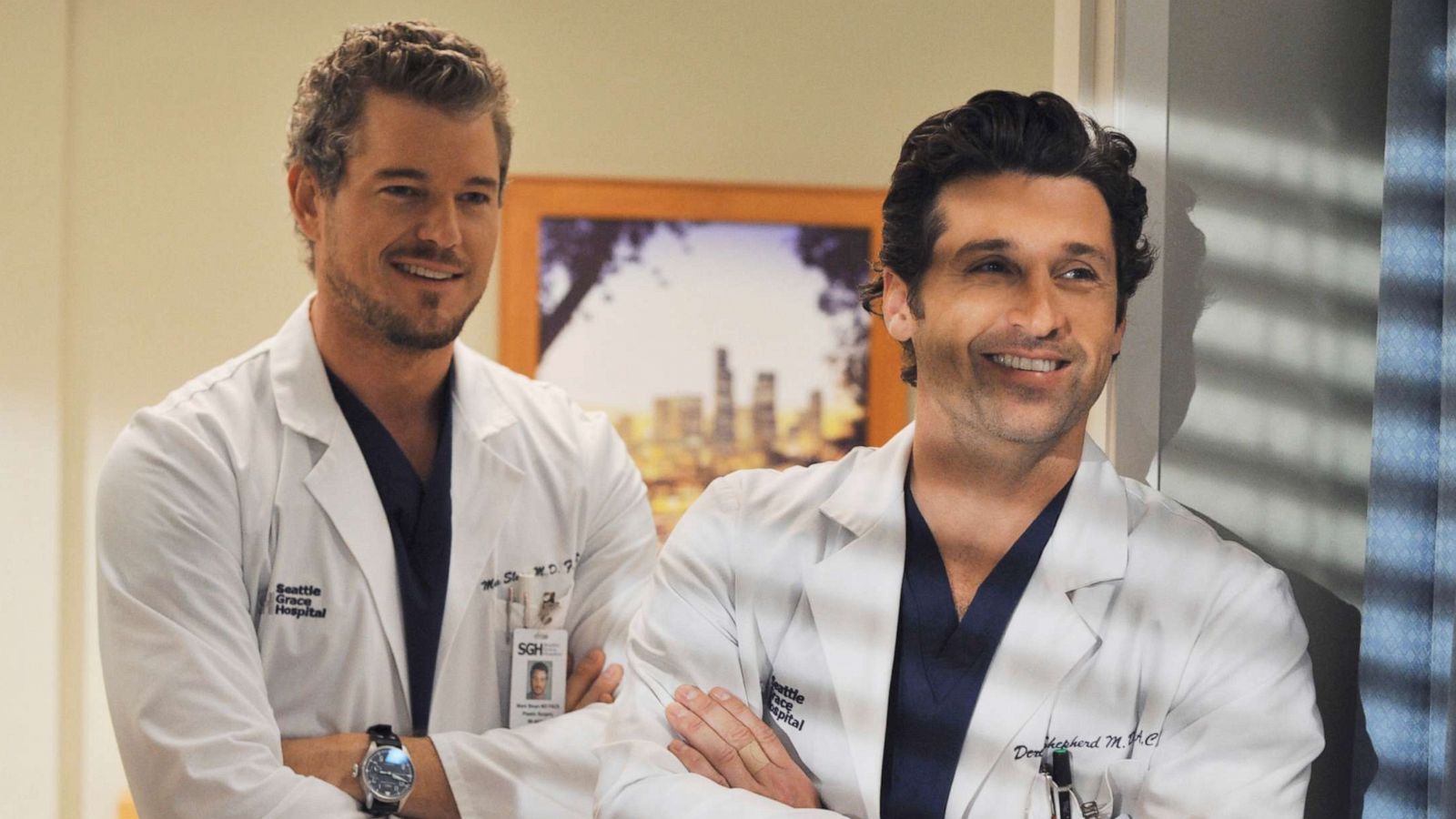 PHOTO: Patrick Dempsey and Eric Dane appear in the "Grey's Anatomy" episode, "Life During Wartime."