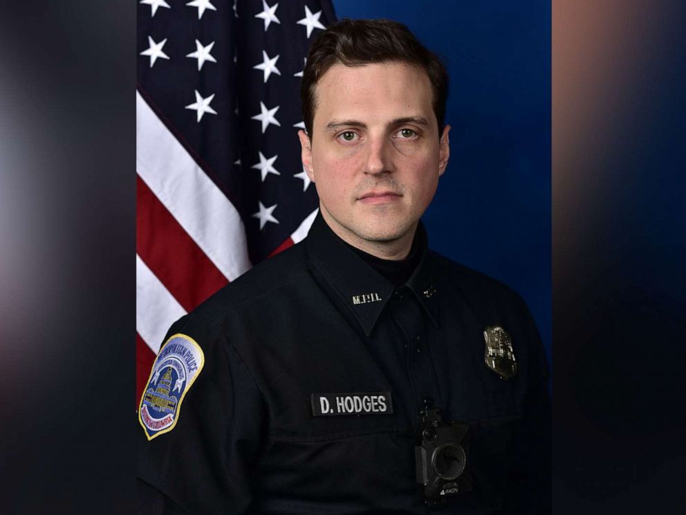 PHOTO: Officer Daniel Hodges of the Washington, D.C. Metropolitan Police Department is pictured in an undated handout photo.