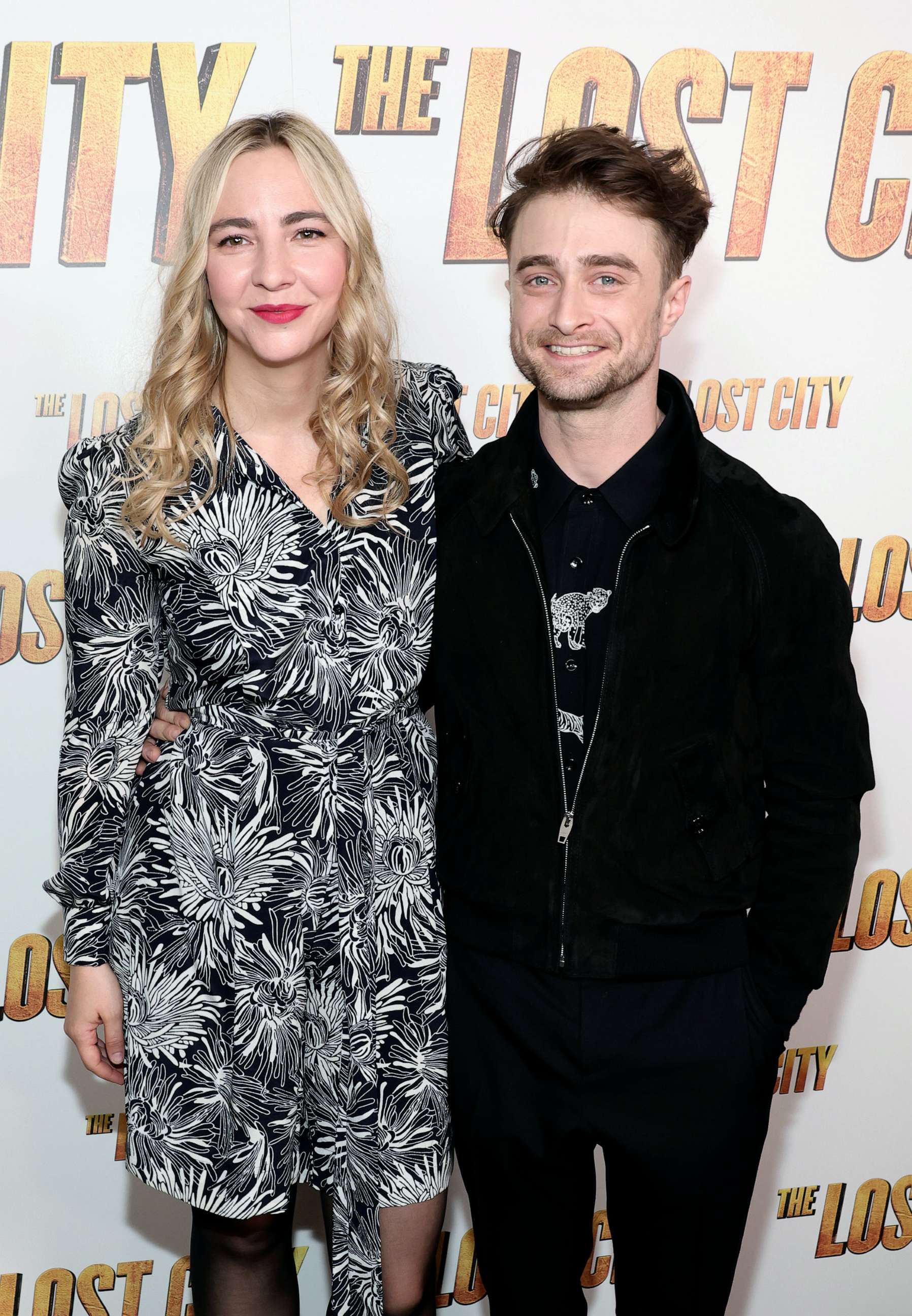 PHOTO: FILE - Erin Darke and Daniel Radcliffe attend a screening of "The Lost City" at the Whitby Hotel, March 14, 2022 in New York City.