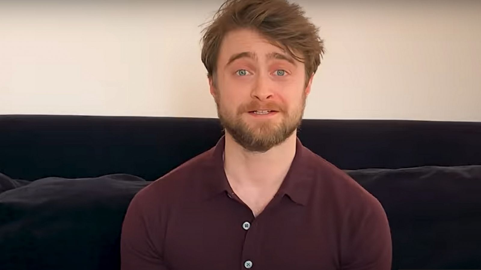 PHOTO: Daniel Radcliffe kicks off at-home readings of Harry Potter.