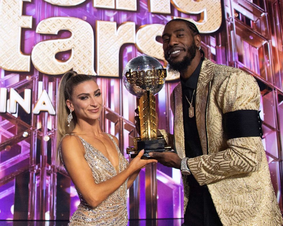 PHOTO: Iman Shumpert and Daniella Karagach will compete in the season finale of "Dancing With The Stars" on Nov 22, 2021.
