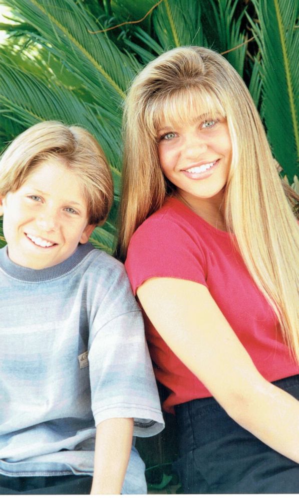 PHOTO: Danielle Fishel pictured with her brother Chris.