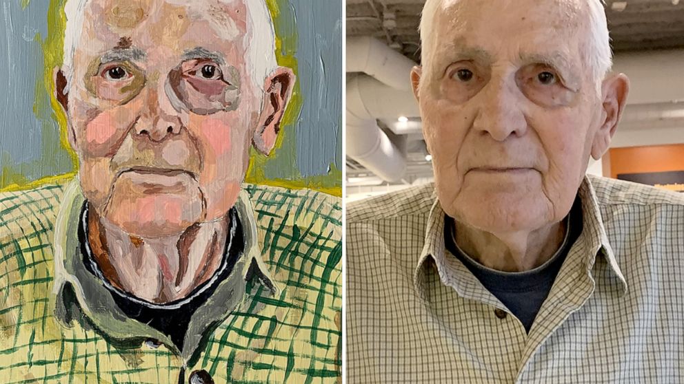 'Becoming a Witness': Teen paints portraits of Holocaust survivors during COVID-19 pandemic