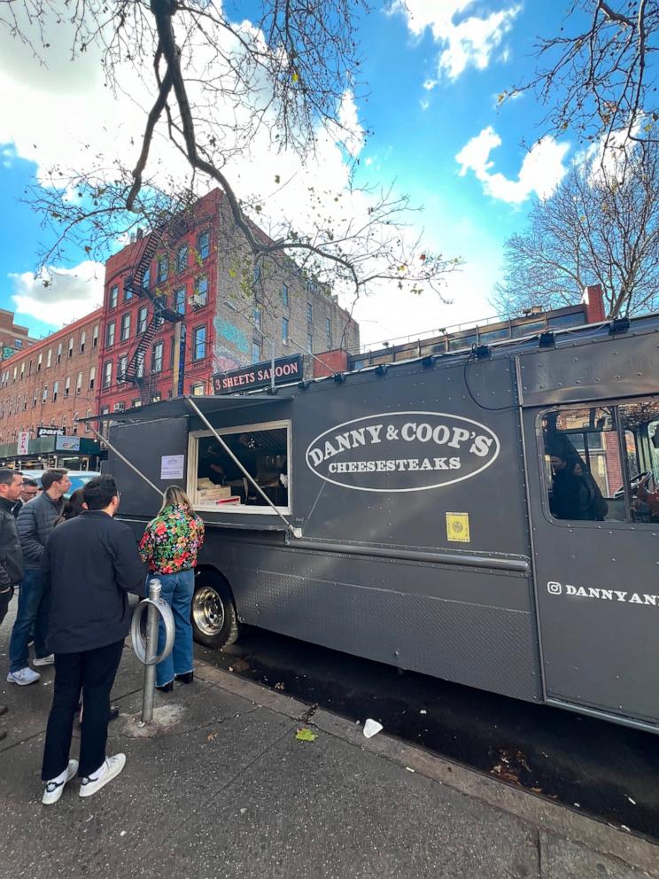 PHOTO: Danny & Coop's Philly cheesesteak food truck in New York City.