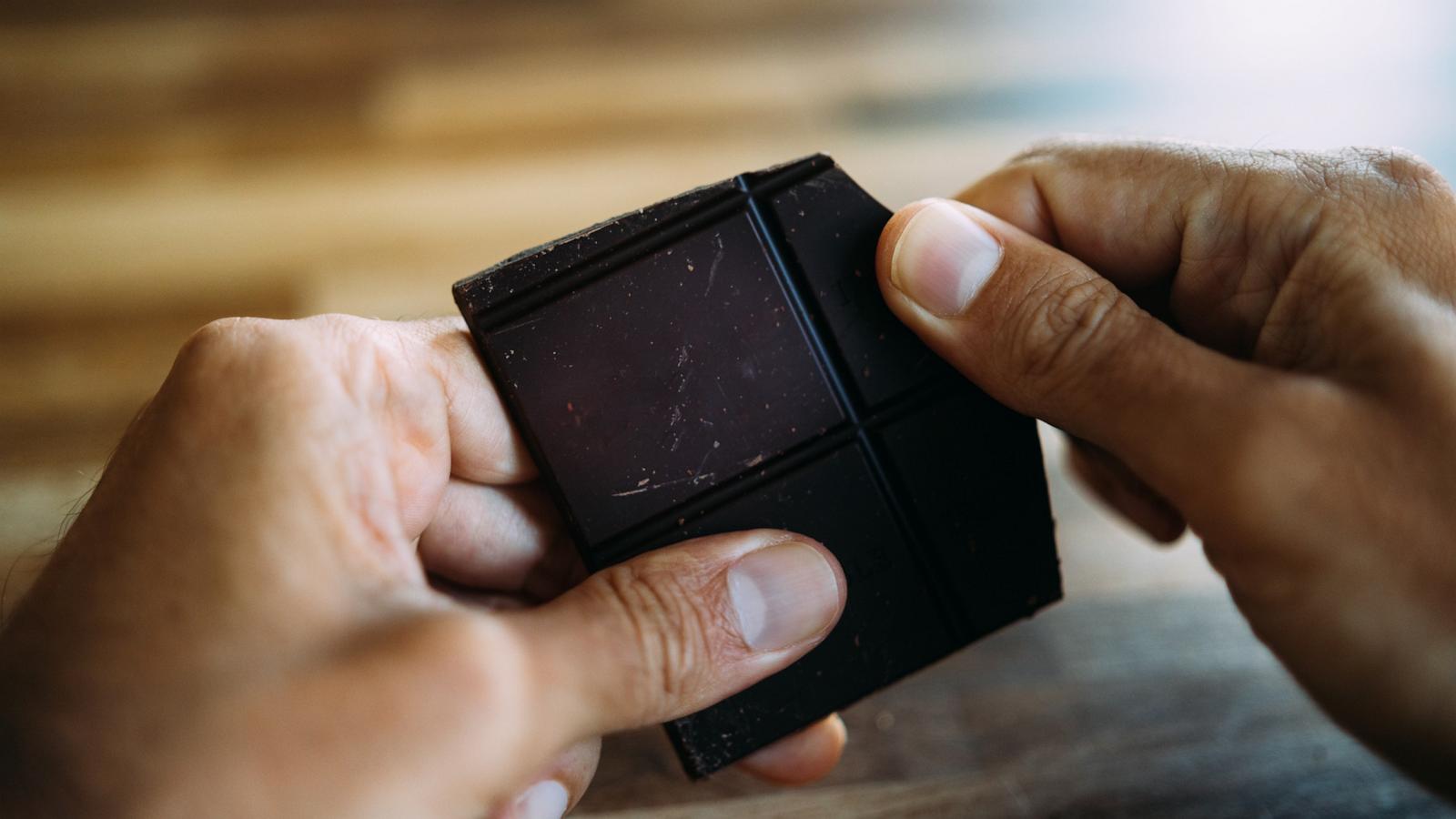 PHOTO: Dark chocolate is seen in this undated stock photo.