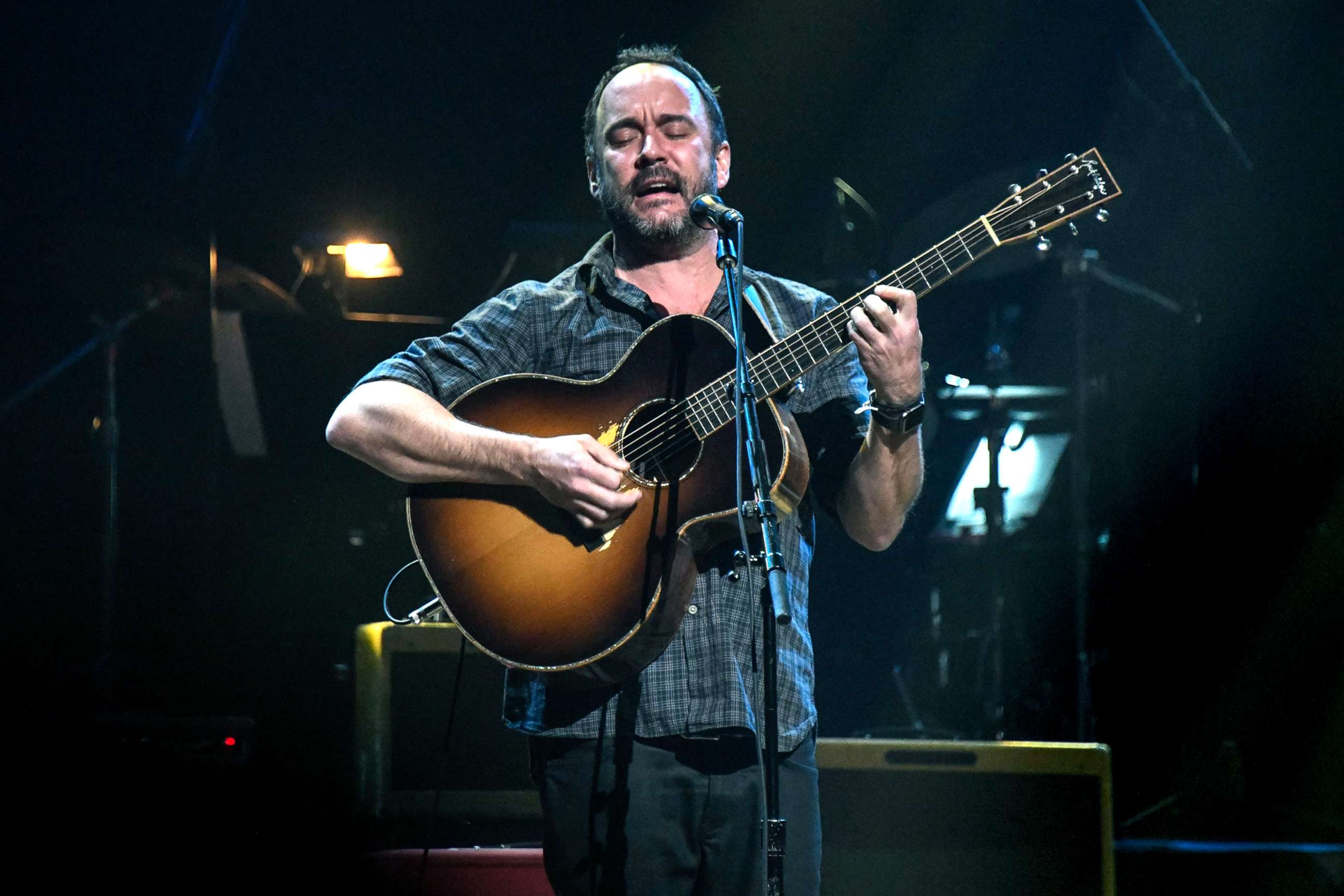 PHOTO: Dave Matthews performs during the 4th Annual Love Rocks Benefit Concert at the Beacon Theatre, March 12, 2020, in New York.