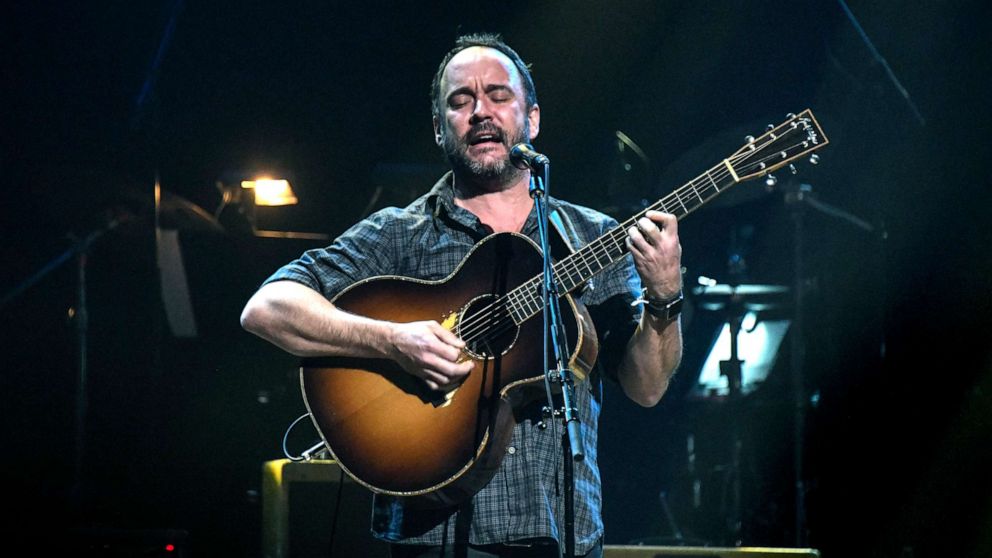 PHOTO: Dave Matthews performs during the 4th Annual Love Rocks Benefit Concert at the Beacon Theatre, March 12, 2020, in New York.