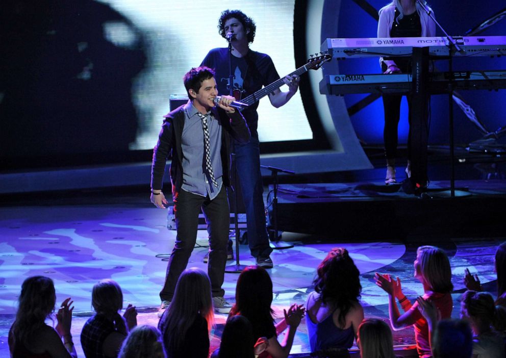 PHOTO: Former contestant David Archuletta performs live on "American Idol" season 8 on April 22, 2009, in Los Angeles.