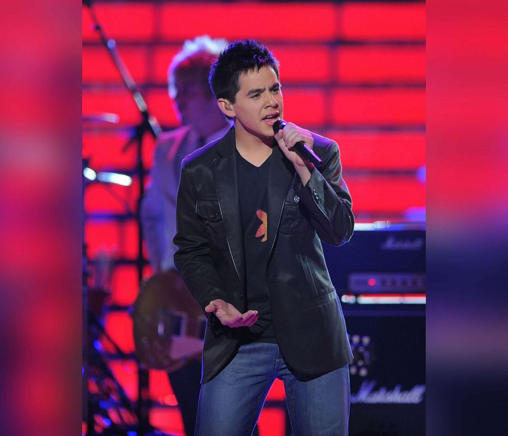 PHOTO: Finalist David Archuleta performs on stage during the "American Idol" season 7 finale, May 21, 2008, in Los Angeles.
