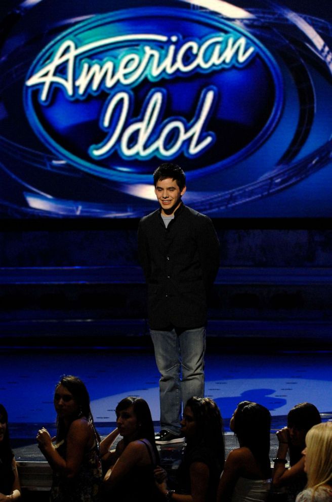 PHOTO: In this March 11, 2008 file photo contestant David Archuleta performs on "American Idol" in Los Angeles.