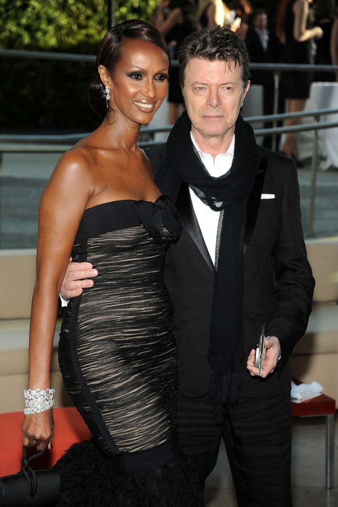 PHOTO: Iman and David Bowie attend 2010 CFDA Awards at Alice Tully Hall, June 7, 2010, in New York City.