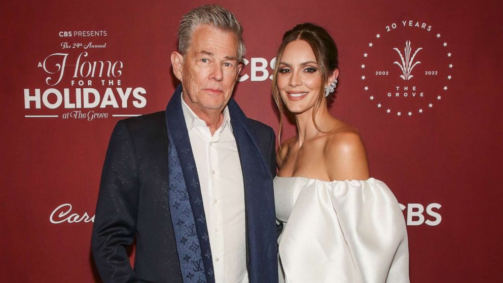 PHOTO: Music Producer David Foster and Katharine McPhee attend The Grove's annual Christmas Tree Lighting Ceremony at AMC The Grove 14, Nov. 20, 2022 in Los Angeles.