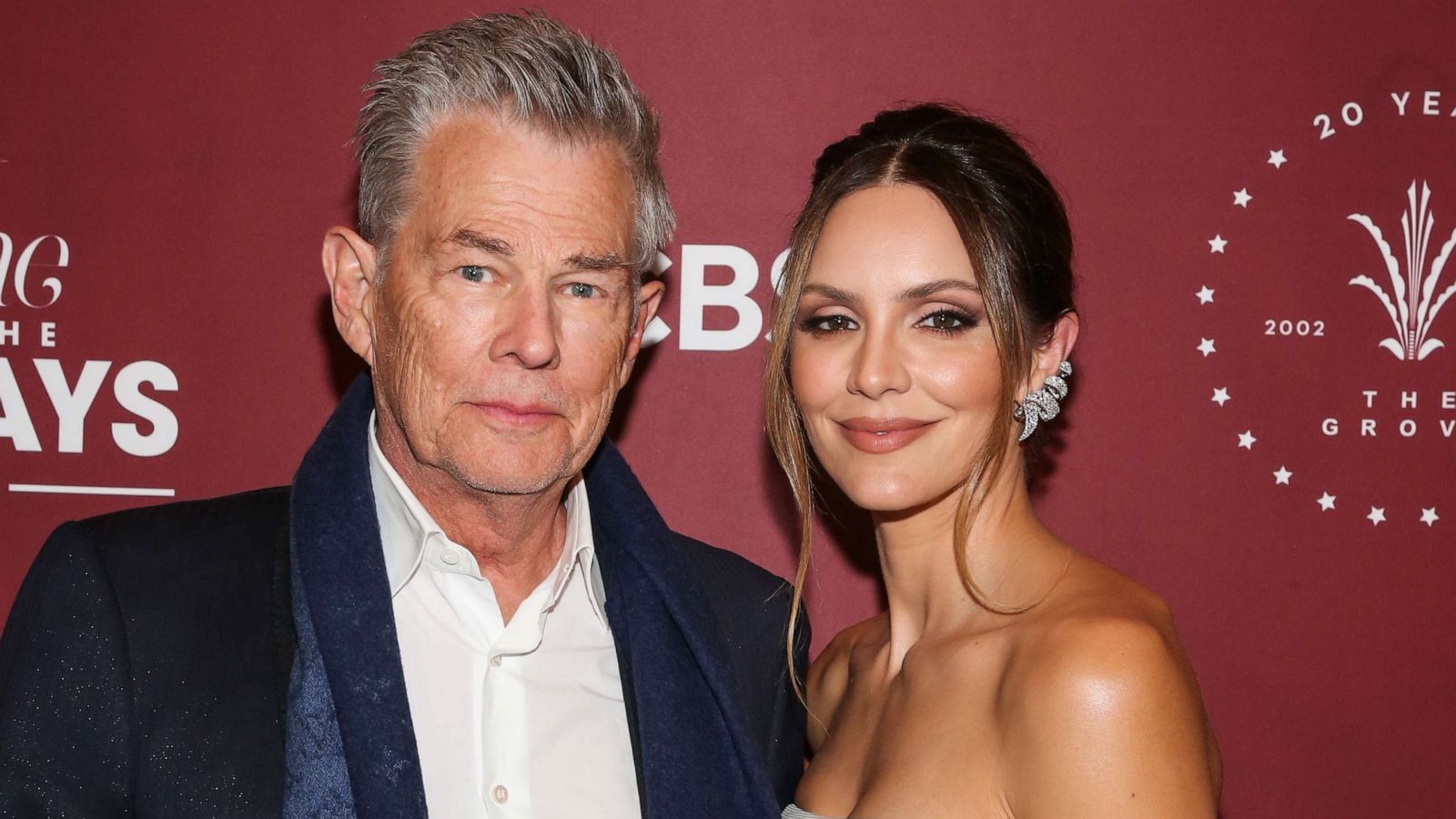 PHOTO: Music Producer David Foster and Katharine McPhee attend The Grove's annual Christmas Tree Lighting Ceremony at AMC The Grove, Nov. 14, 2022, in Los Angeles.