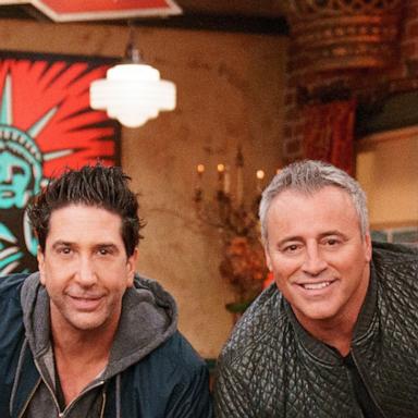 PHOTO: David Schwimmer, Matt LeBlanc are seen here on April 7, 2021.Credit*