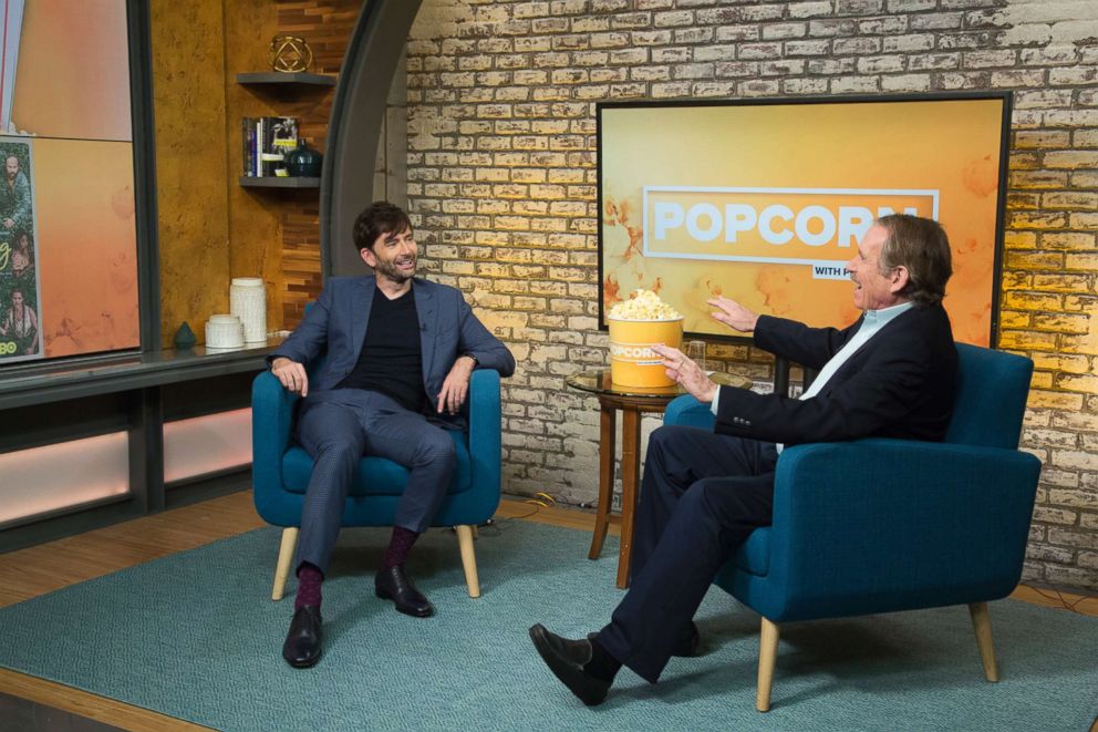 PHOTO: David Tennant appears on "Popcorn with Peter Travers" at ABC News studios, Oct. 9, 2018, in New York City.