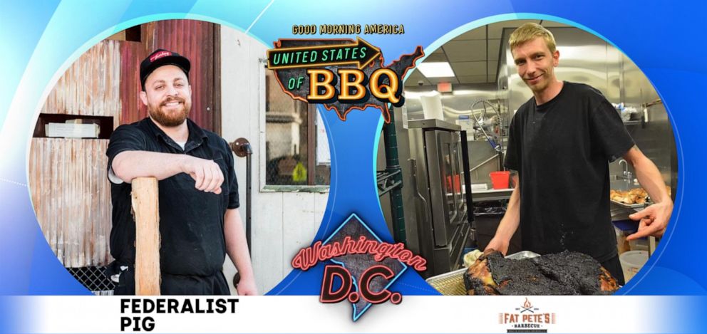 PHOTO: Two Washington D.C.-based pitmasters go head-to-head on "GMA."