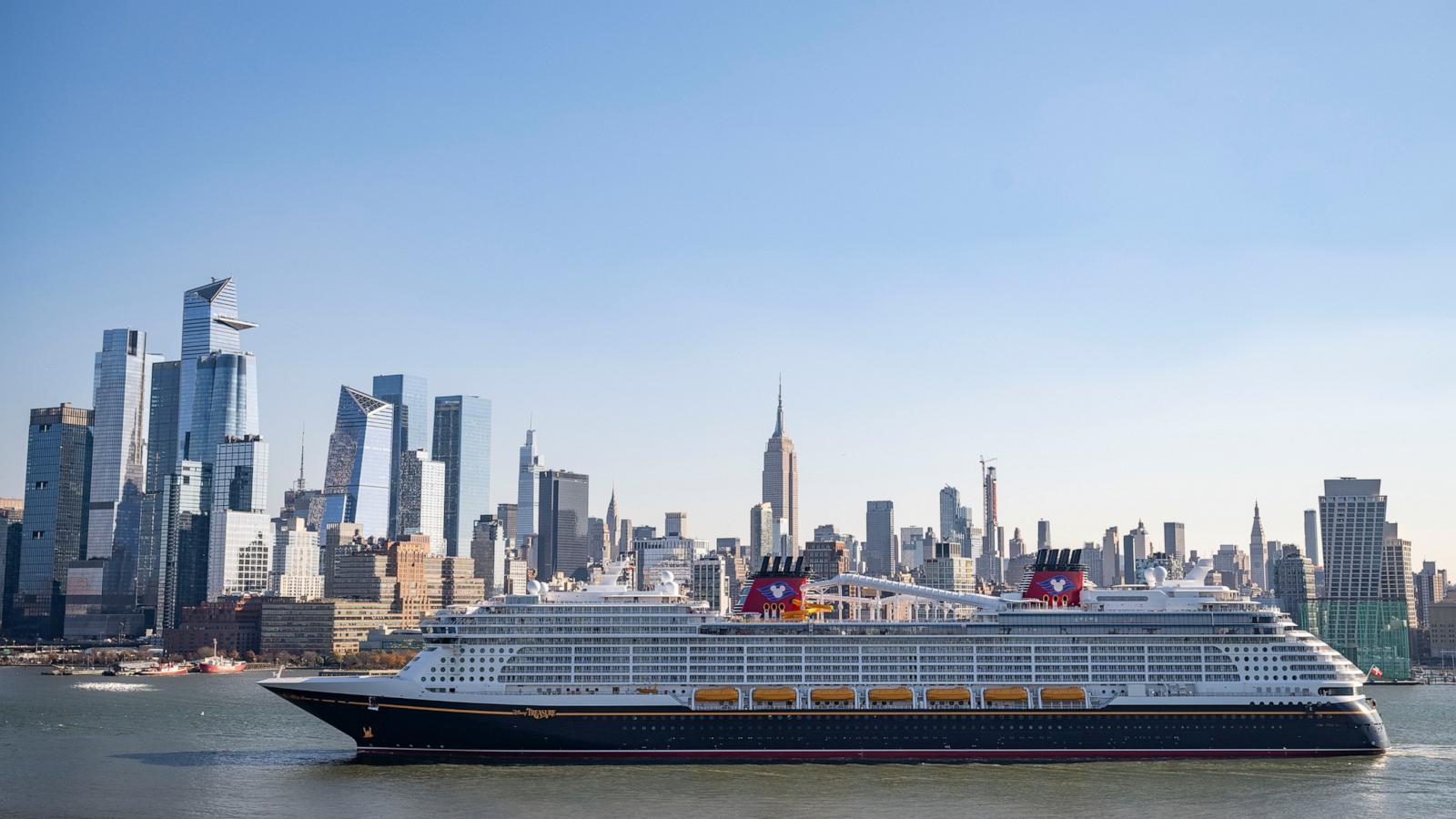 PHOTO: Disney Cruise Line's Disney Treasure ship was christened in New York City in November 2024.