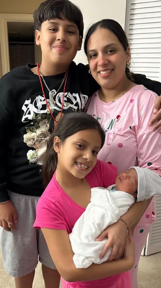 VIDEO: Mom who shares birthday with daughter gives birth to son on same day