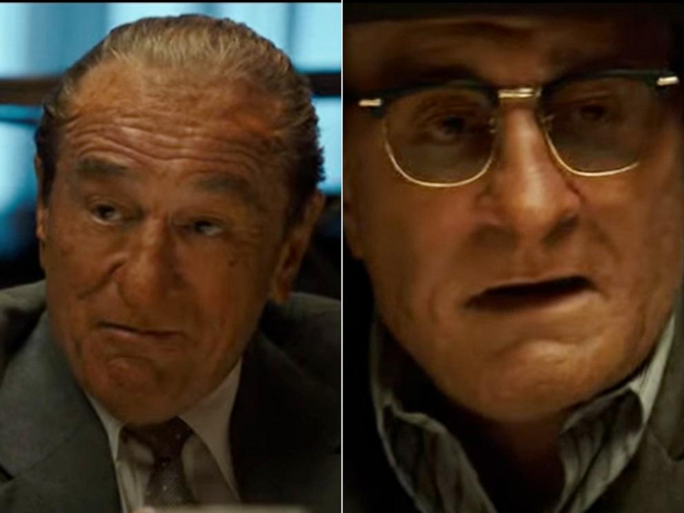 PHOTO: Robert De Niro appears as Vito Genovese and Frank Costello in these screen grabs from “The Alto Knights” trailer.