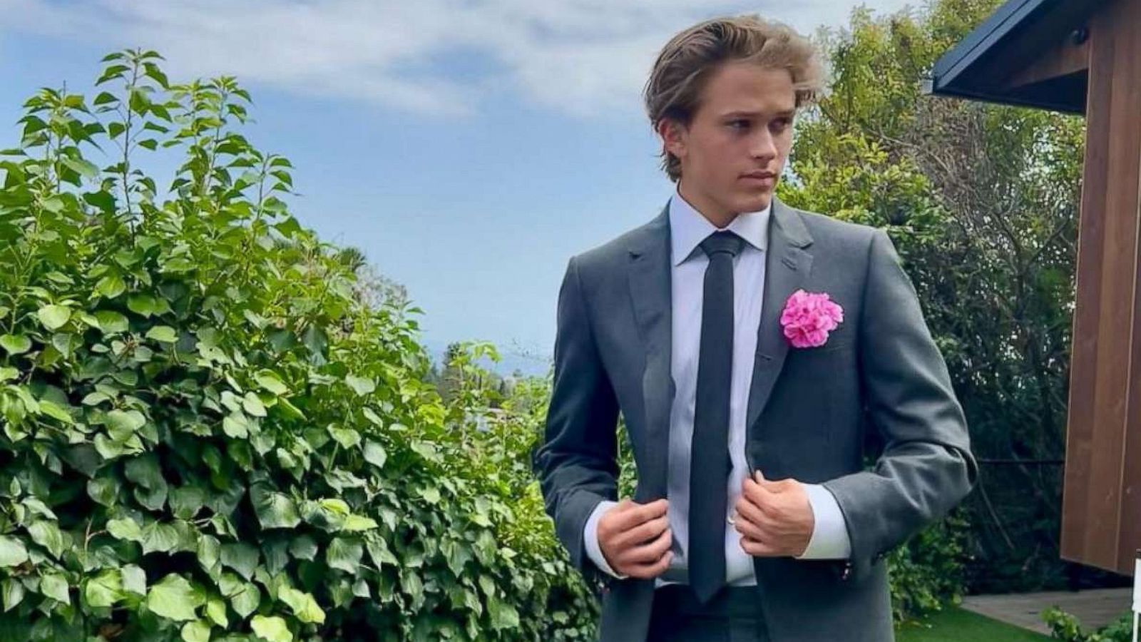 PHOTO: In this photo posted to his Instagram account, Deacon Phillippe is suited up, boutonniered, and ready for his prom.