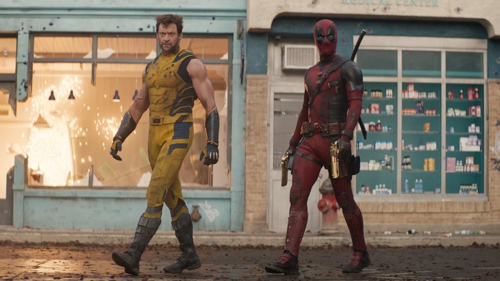 PHOTO: Hugh Jackman as Wolverine and Ryan Reynolds as Deadpool in Marvel Studios' "Deadpool & Wolverine."