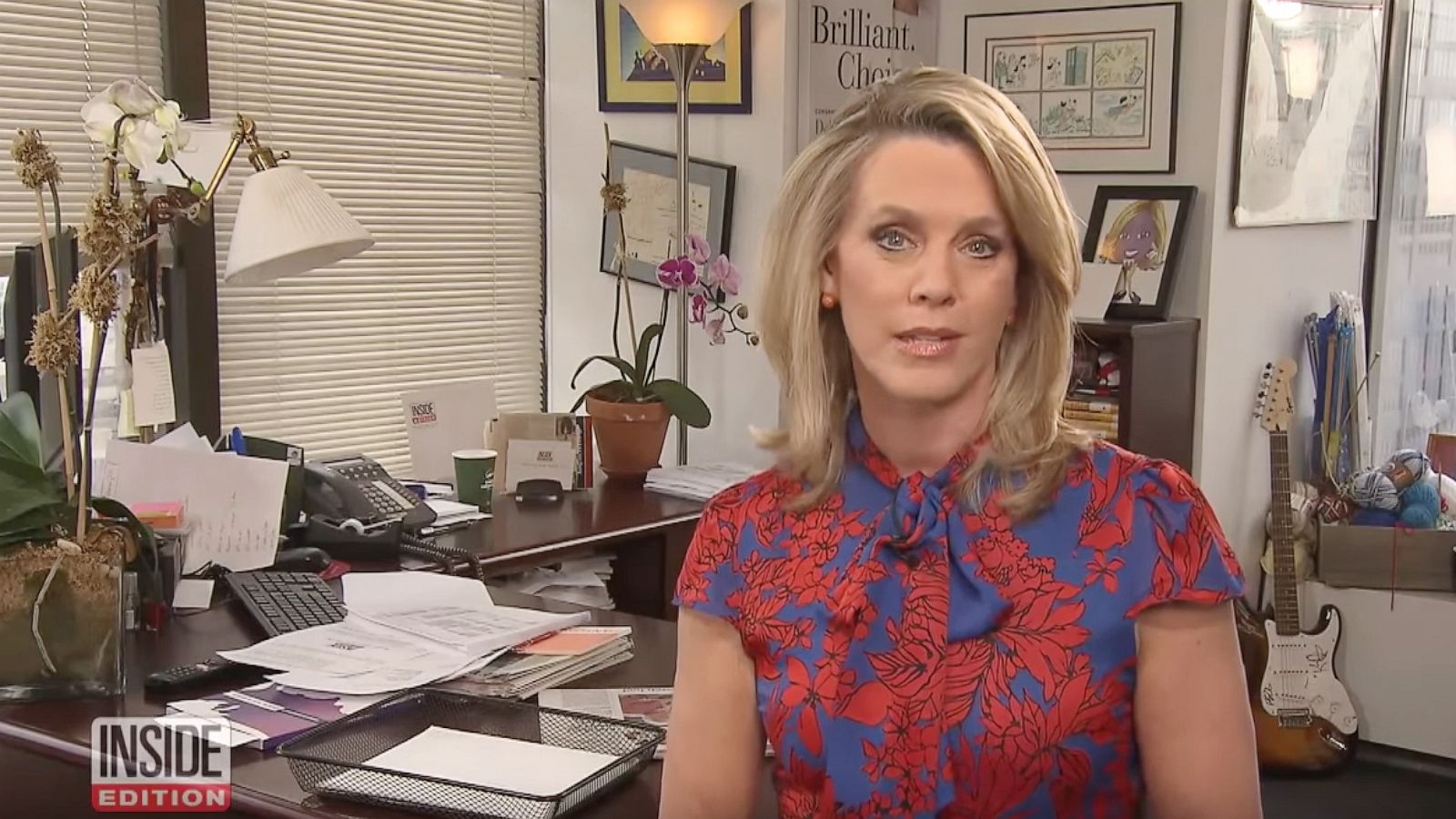 PHOTO: Inside Edition anchor Deborah Norville revealed April 1, 2019 that she will be undergoing surgery to remove a cancerous thyroid nodule from her neck in this video released by Inside Edition.