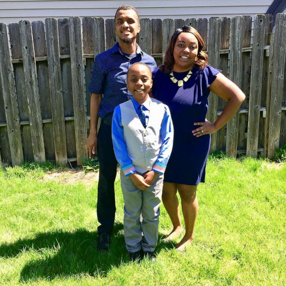 PHOTO: Chonce Maddox Rhea with her husband, Rhema and her son, Jordan.