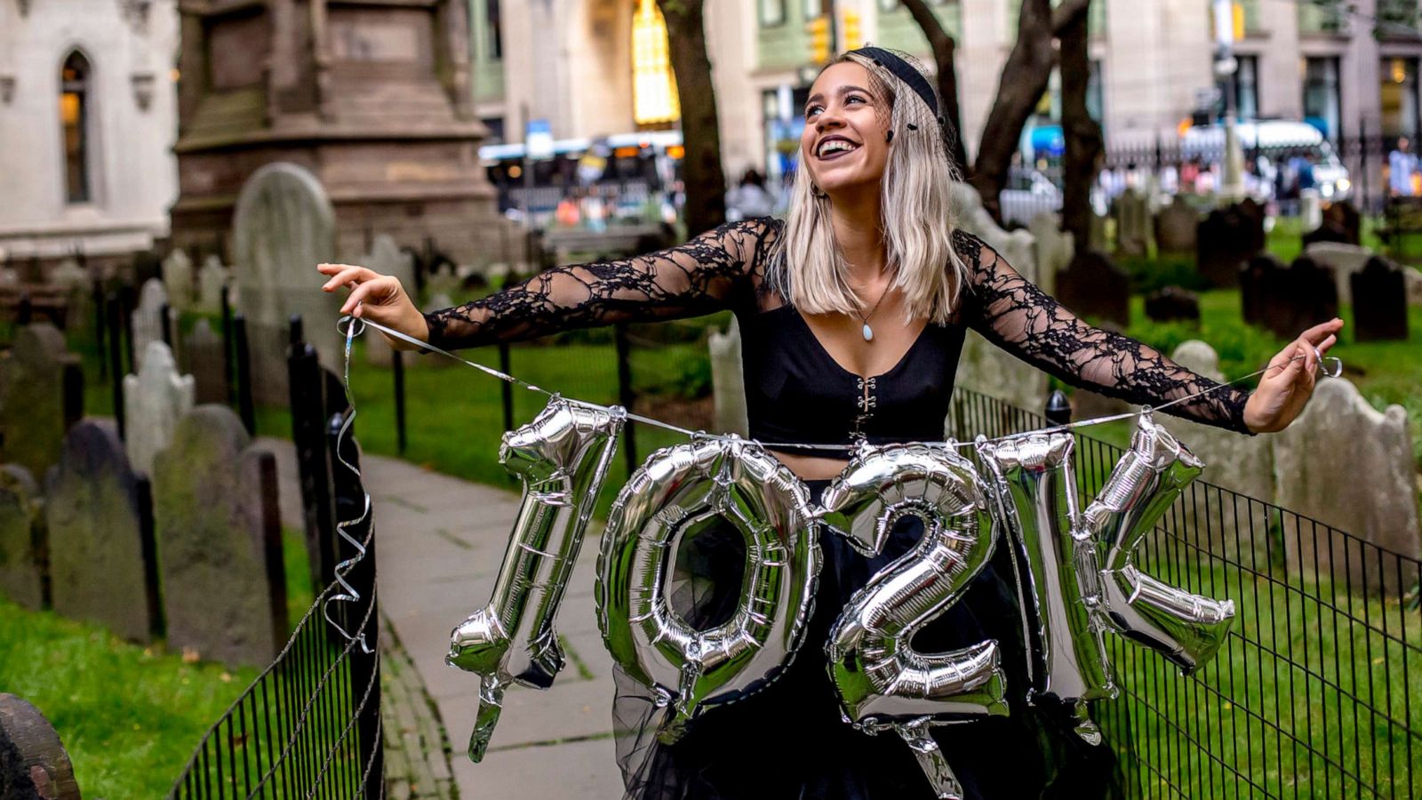 PHOTO: Mandy Velez paid off her student debt, totaling over $100,000, this October, and she held a "funeral" to commemorate the occasion