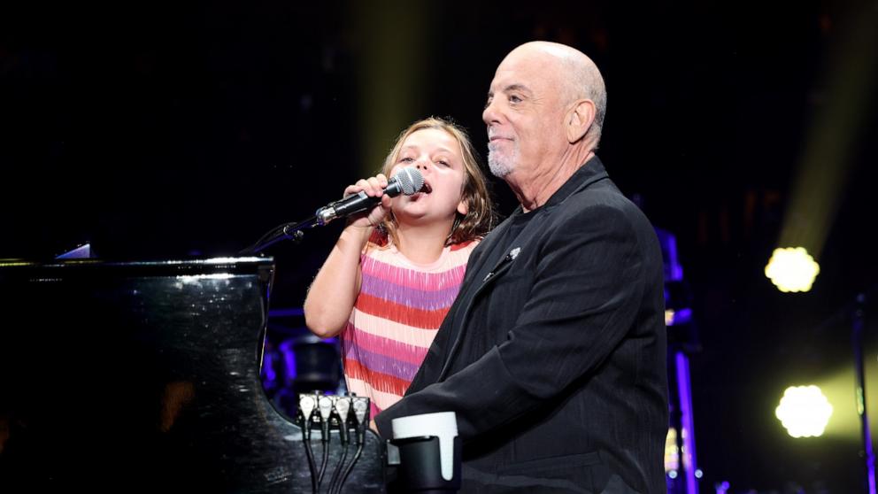 PHOTO: Della Rose Joel and Billy Joel perform onstage during the last show of his residency at Madison Square Garden on July 25, 2024 in New York City. 