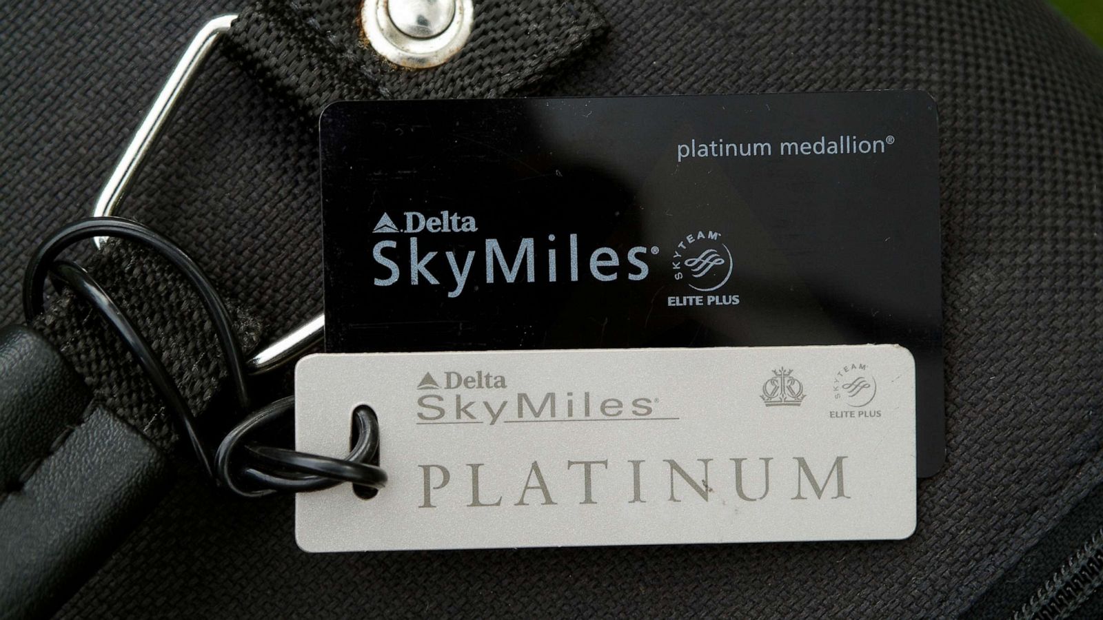 PHOTO: Delta SkyMiles Frequent Flyer baggage tag.