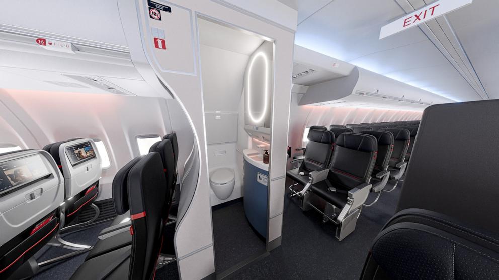 PHOTO: Delta unveils new cabin interior across its fleet.