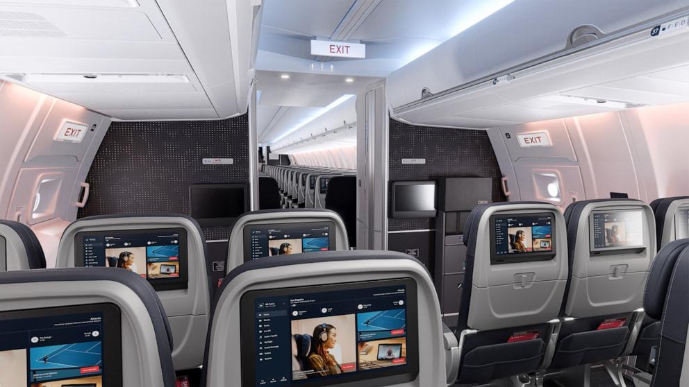 PHOTO: Delta unveils new cabin interior across its fleet.