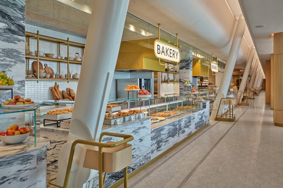 PHOTO: Inside the new Delta One Lounge at JFK International Airport in New York.