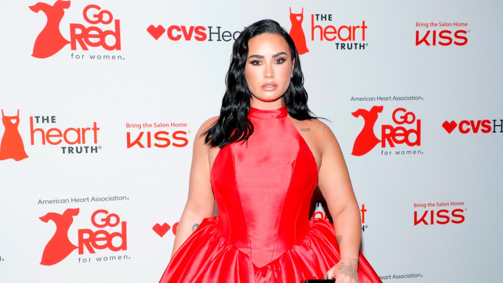 PHOTO: Demi Lovato attends The American Heart Association's Red Dress Collection Concert 2024 at Jazz at Lincoln Center, Jan. 31, 2024, in New York.