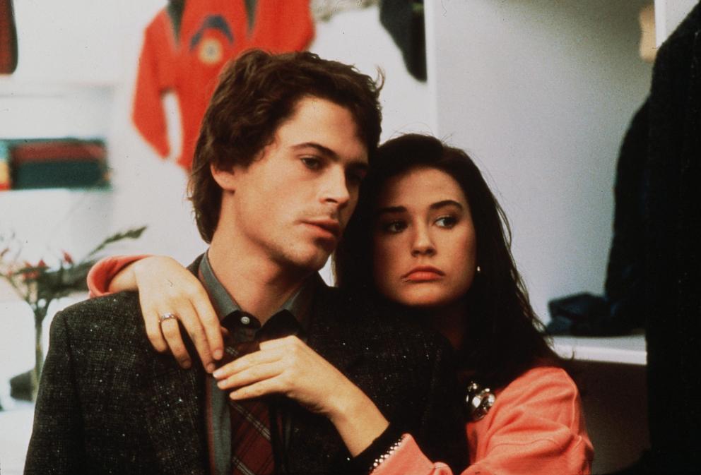 PHOTO: Rob Lowe and Demi Moore in "About Last Night," 1986.