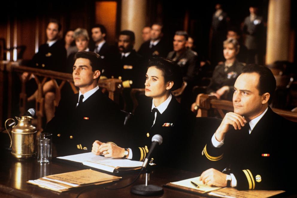 PHOTO: om Cruise, Demi Moore and Kevin Pollack in the film "A Few Good Men," 1992.