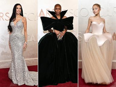 Oscars red carpet 2025: See what stars wore for Hollywood's biggest night