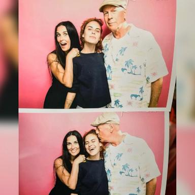 PHOTO: Demi Moore, Tallulah Willis and Bruce Willis in an undated photo shared to Moore's Instagram on Feb. 3, 2025.