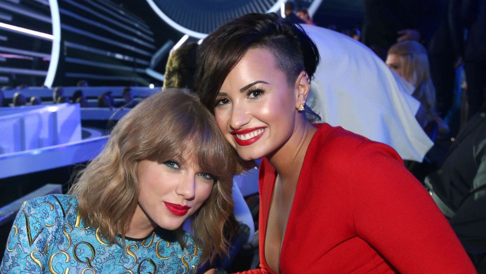 PHOTO: Taylor Swift and Demi Lovato attend the 2014 MTV Video Music Awards, Aug. 24, 2014, in Inglewood, Calif.