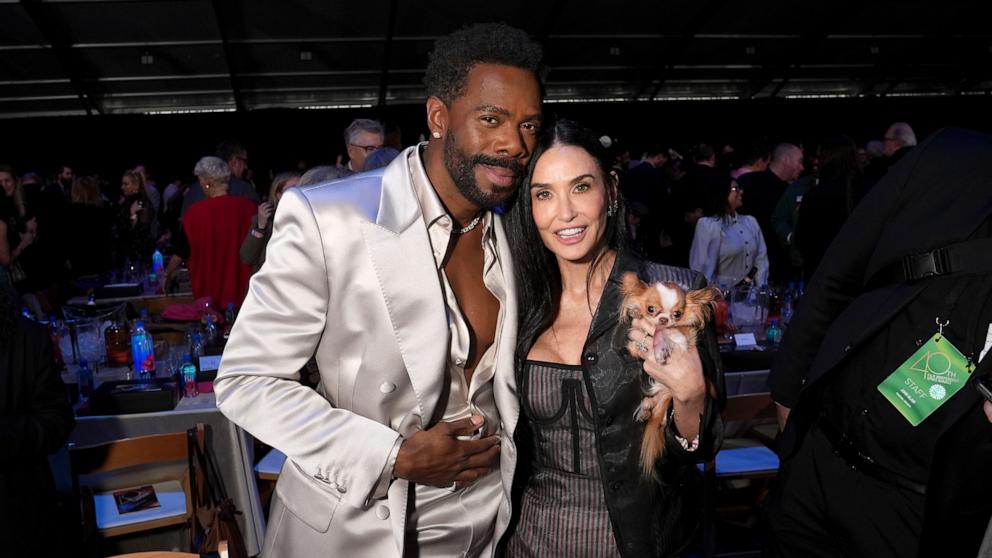 PHOTO: Colman Domingo and Demi Moore attend the Film Independent Spirit Awards, Feb. 22, 2025 in Santa Monica, Calif.
