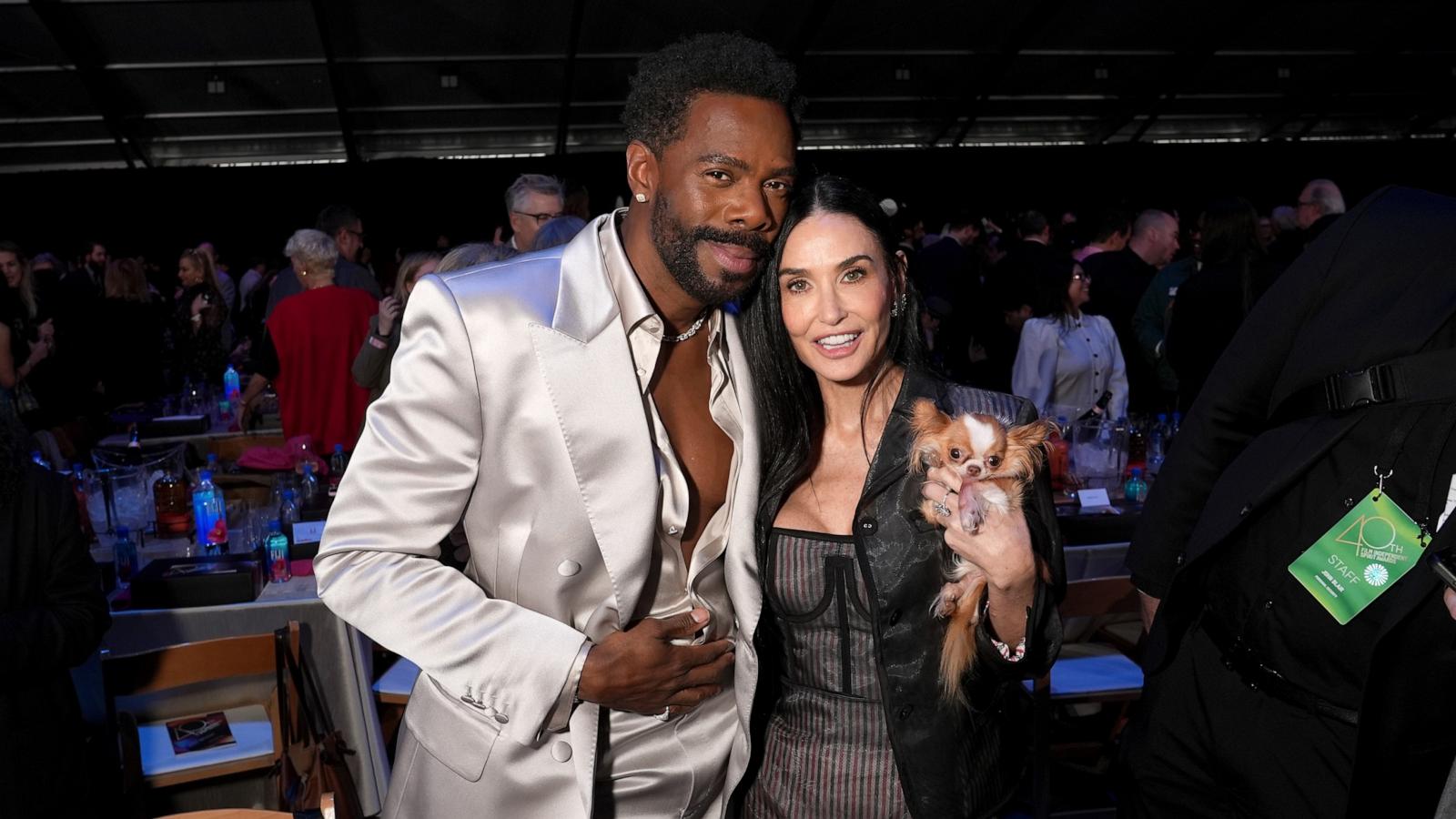 PHOTO: Colman Domingo and Demi Moore attend the Film Independent Spirit Awards, Feb. 22, 2025 in Santa Monica, Calif.