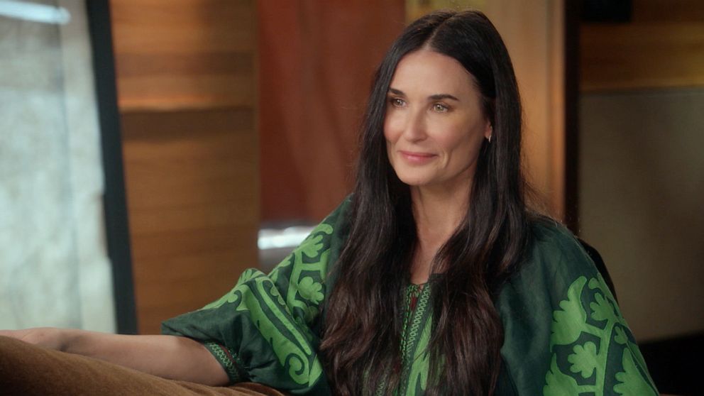 PHOTO: Actress Demi Moore talks to ABC News' Diane Sawyer about marriage, her career and more.